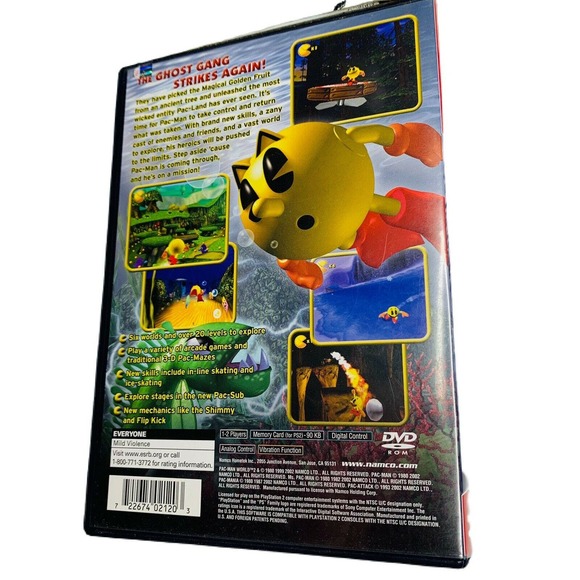 Pac-Man World 2 & 3 PS2 (Sony PlayStation 2, 2002) retro/vintage video gamec - Picture 6 of 16